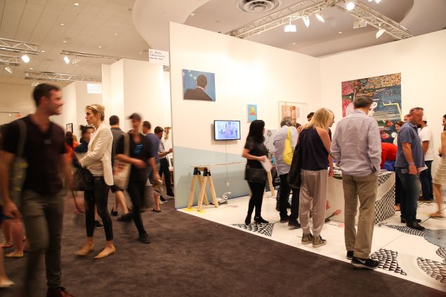 The opening day of NADA Miami Beach 2015 at the Fontainebleau Hotel. (Photo: BFA)