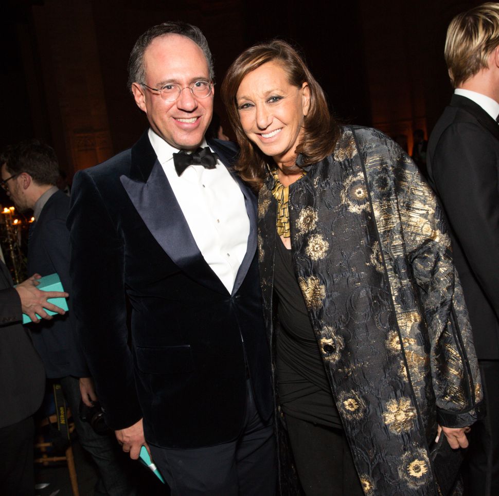 Andrew Saffir, Donna Karan (Photo: Ben Lozovsky for BFA).