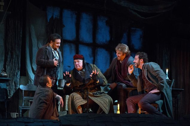 La Boheme. (Photo by Marty Sohl, courtesy Metropolitan Opera)