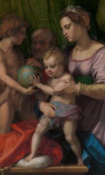 Holy Family with the Young Saint John the Baptist (ca. 1528) by Andrea del Sarto (From the Collection of the Metropolitan Museum of Art)