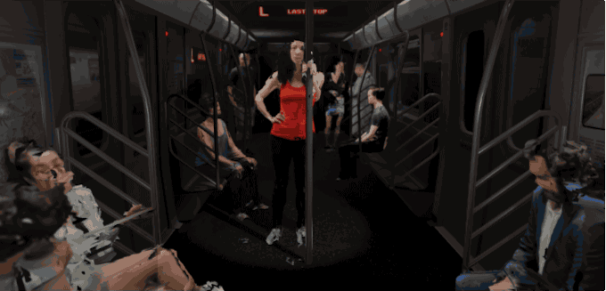 Inside the train on Blackout. (GIF: Specular)