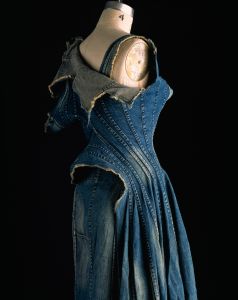 Comme de Garçons (Junya Watanabe) Dress, repurposed denim, spring 2002. (Photo: Courtesy of the Museum at FIT)