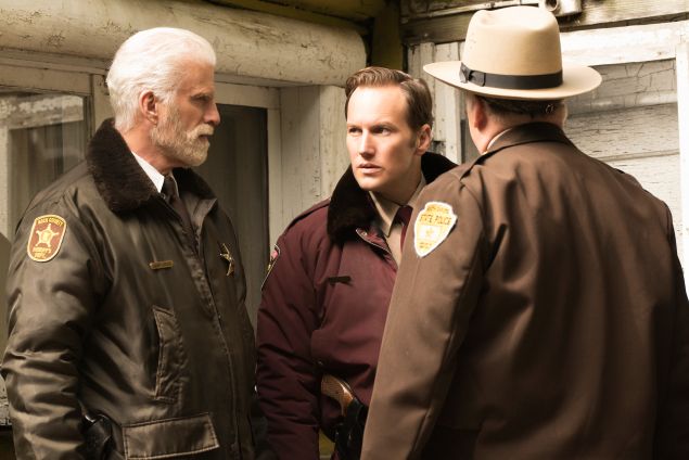 FARGO -- ÒThe CastleÓ -- Episode 209 (Airs Monday, December 7, 10:00 pm e/p) Pictured: (l-r) Ted Danson as Hank Larsson, Patrick Wilson as Lou Solverson. CR: Chris Large/FX