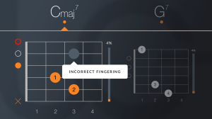 Finger correction interface. (Image: screenshot from Uberchord)