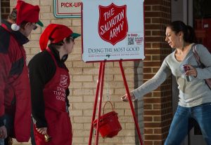 How does working at the Salvation Army help you in PR? Hodges Partnership staff can tell you. (Photo by Paul J. Richards/Getty Images)
