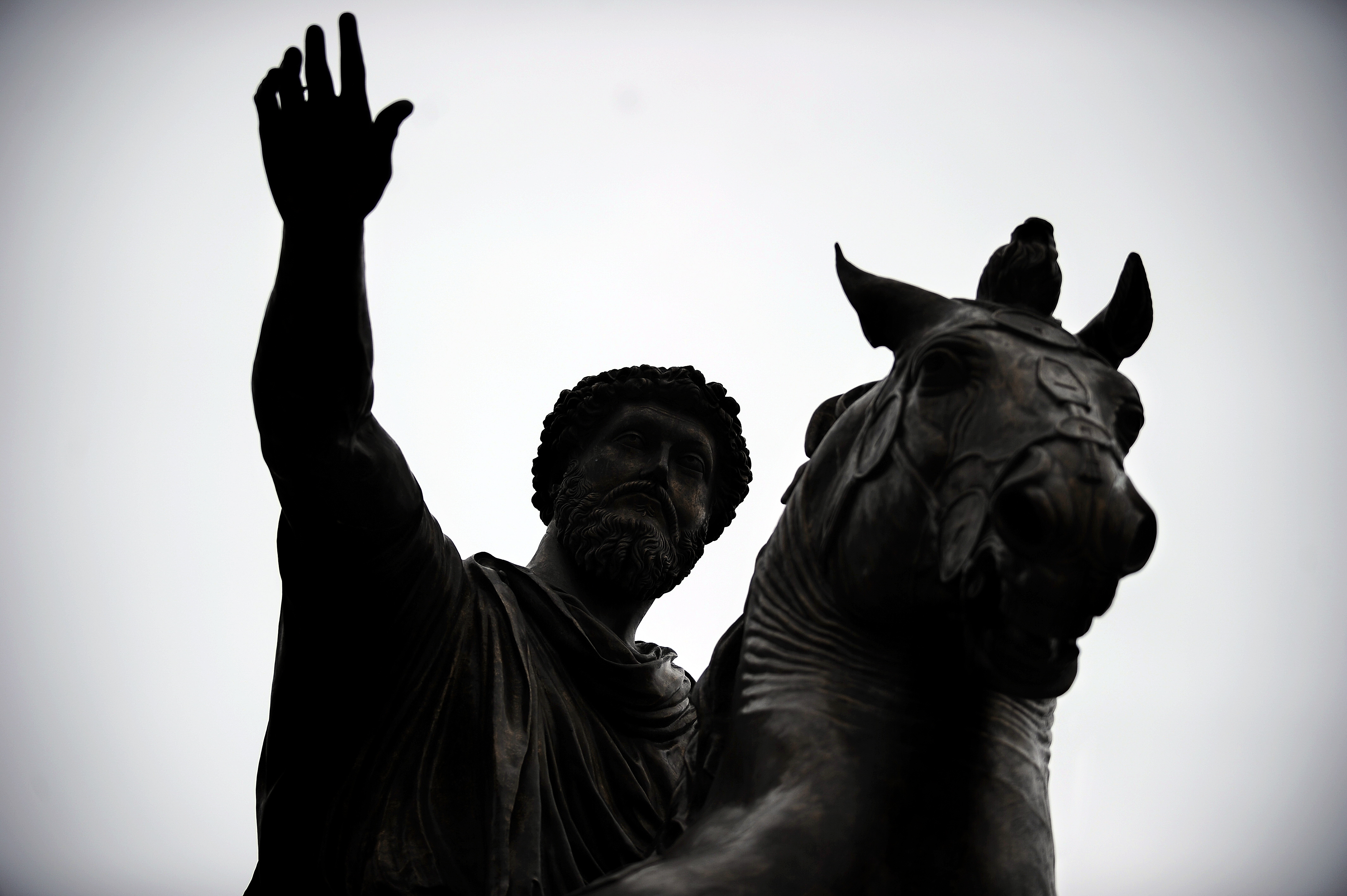 Equestrian Statue of emperor of the Roman empire Marcus Aurelius (Photo: FILIPPO MONTEFORTE/AFP/Getty Images)