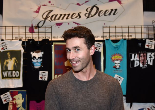 Adult film actor/director James Deen attends the 2015 AVN Adult Entertainment Expo at the Hard Rock Hotel & Casino on January 22, 2015 in Las Vegas, Nevada. (Photo by Ethan Miller/Getty Images)