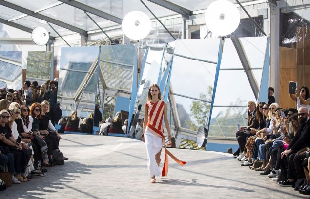 The Jonathan Saunders Spring / Summer 2016 show (Photo: Jack Taylor/AFP/Getty Images)