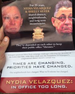 A photo of the flyer from an Observer reader.