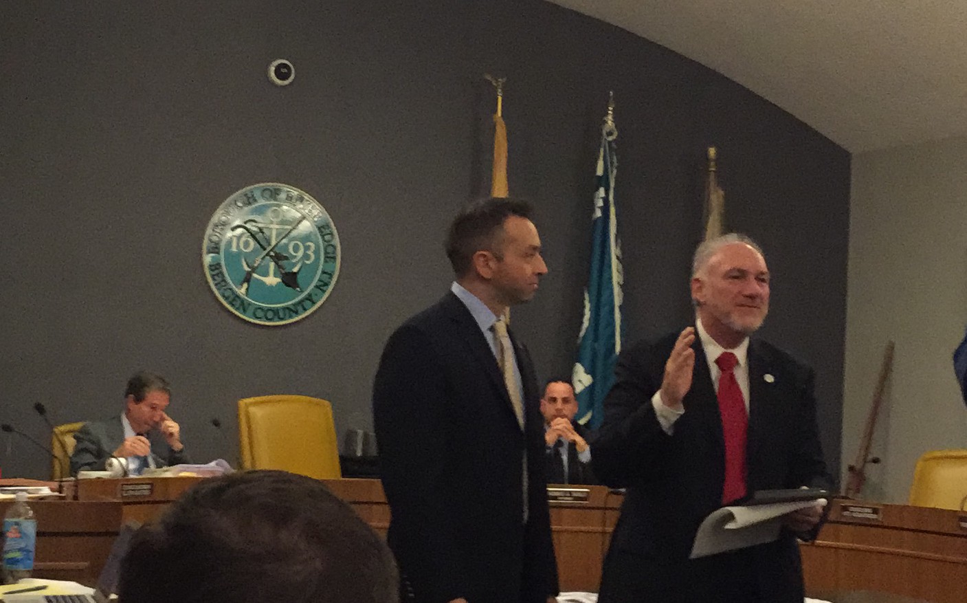 Cappola received an award in River Edge.