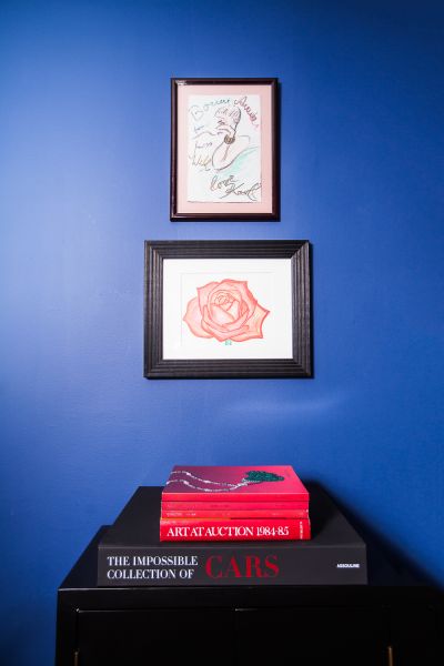 Sketches from Karl Lagerfeld and Alessandra Del Gatto (Photo: Emily Assiran for Observer).