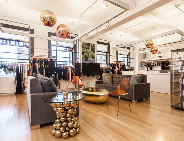Alison Brod PR's show room. (Photo: Emily Assiran for Observer)