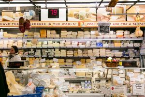 Zabar's renowned cheese department. (Photo: Jennifer Lu for Observer)