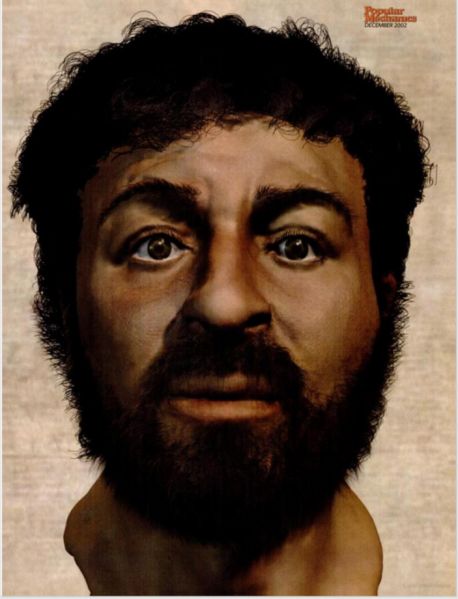 What Jesus probably looked like according to scientists.