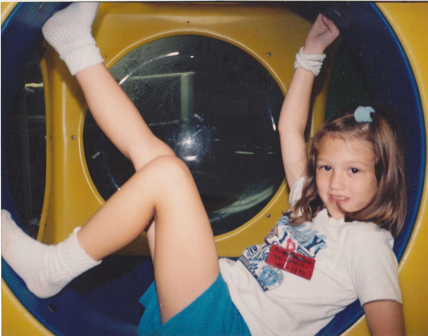 Me in an outfit with major viral potential circa early 90s (Photo: Laura Roeder)
