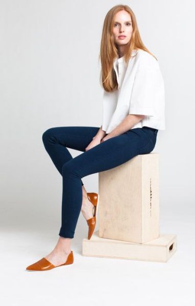 Baby blues, the Simone mid rise (Photo: Courtesy Industry Standard).