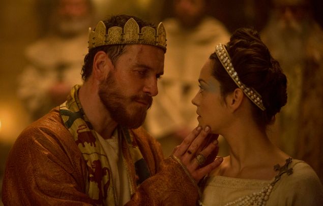 Michael Fassbender and Marion Cotillard in Macbeth.