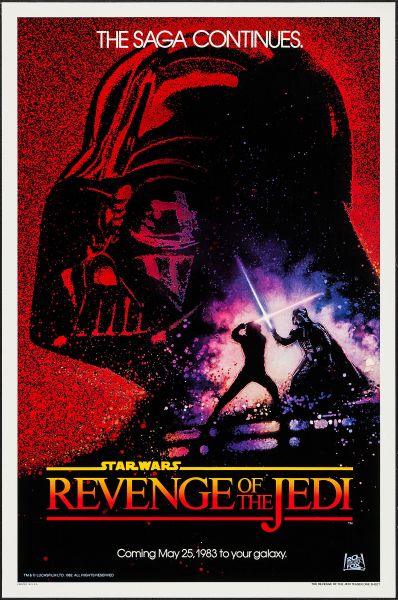 Revenge of the Jedi (20th Century Fox, 1982). One Sheet (27" X 41") Dated Advance Style. (Photo: Heritage Auctions)