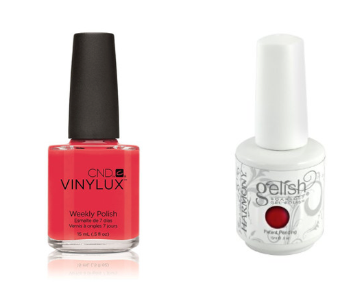 CND Lobster Roll and Gelish Hot Rod Red Photo: Courtesy Paintbox)