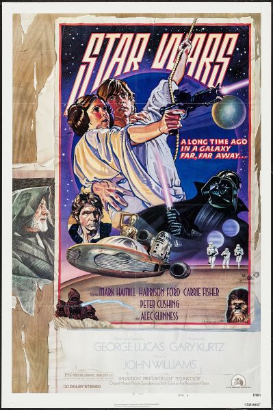 Star Wars (20th Century Fox, 1977). One Sheet (27" X 41") Style D. (Photo: Heritage Auctions)
