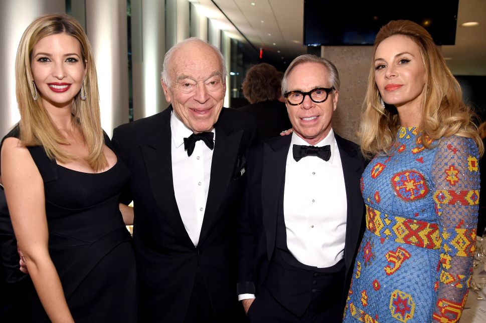 Ivanka Trump, Leonard Lauder, Tommy Hilfiger, Dee Ocleppo (Photo: Dimitrios Kambouris for Getty Images).