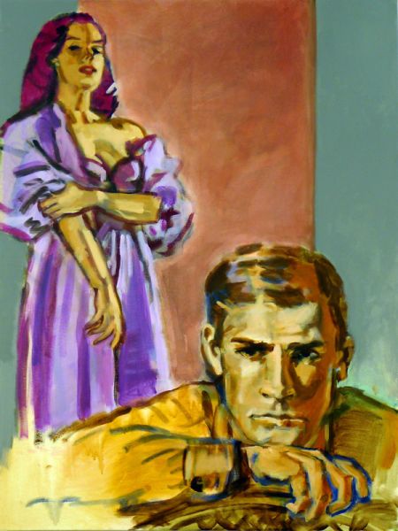 Walter Robinson, Randall and the River of Time, (2015). (Courtesy the artist)