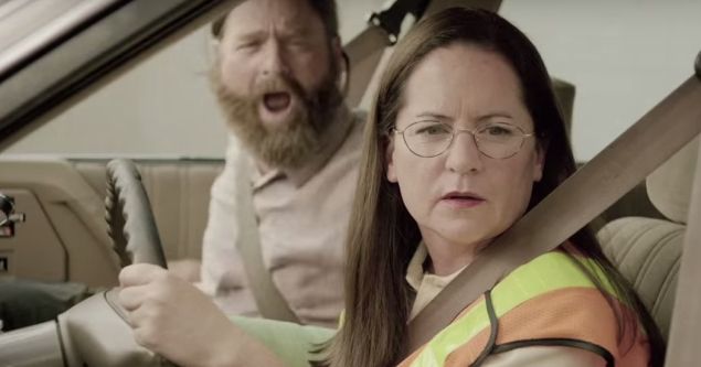 Zach Galifianakis and Martha Kelly.