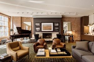 Exposed brick, galore. (Corcoran)
