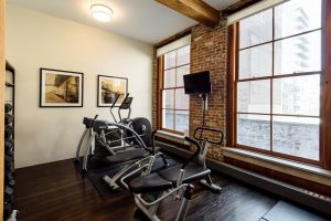 Just trying to stay in shape in Soho. (Corcoran)