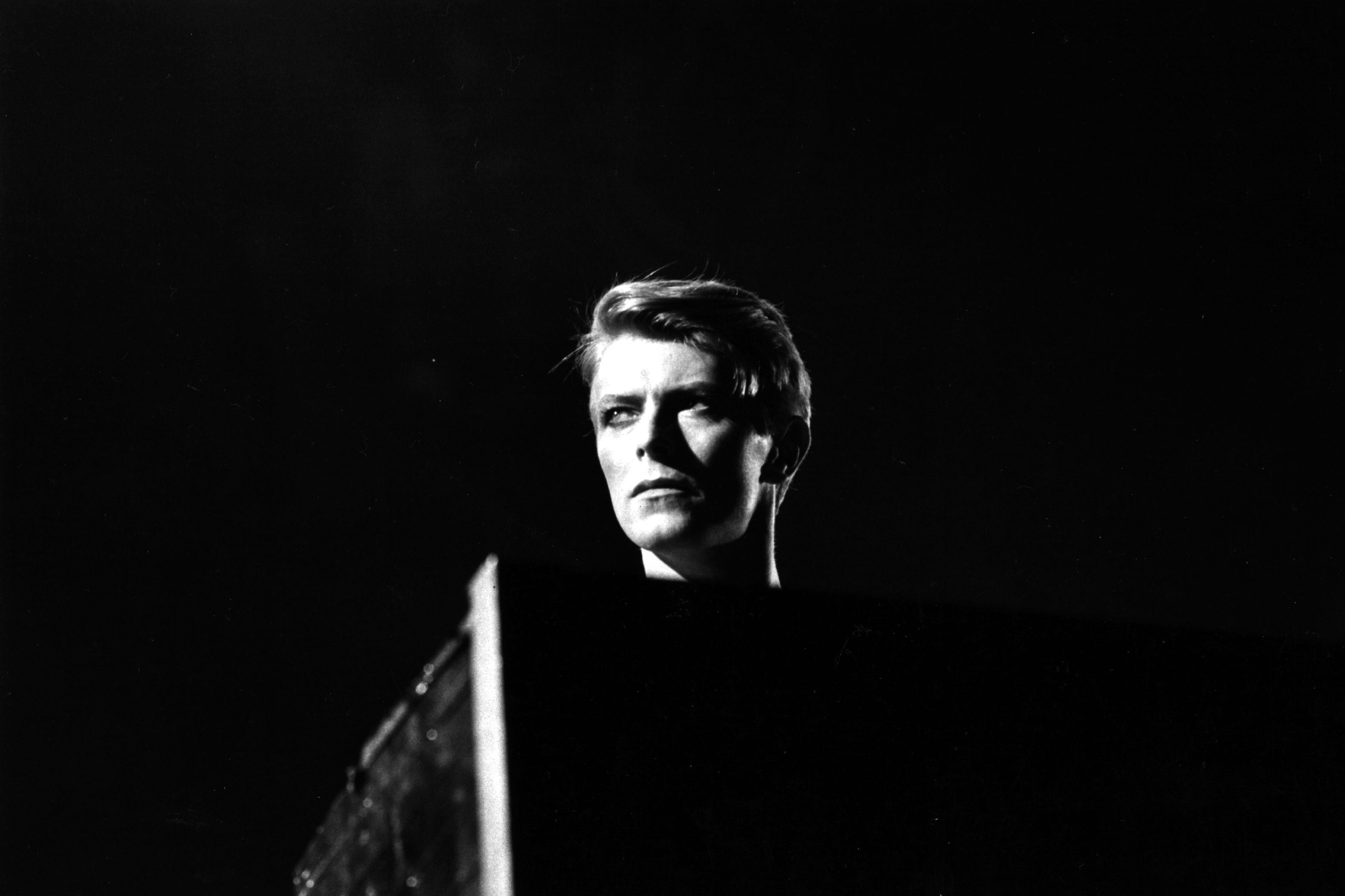 David Bowie performs at Earl's Court, London during his 1978 world tour.