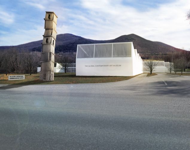 Renderings of the Global Contemporary Art Museum (GCAM) in North Adams, Massachusetts. (Photo: © Gluckman Tang Architects)