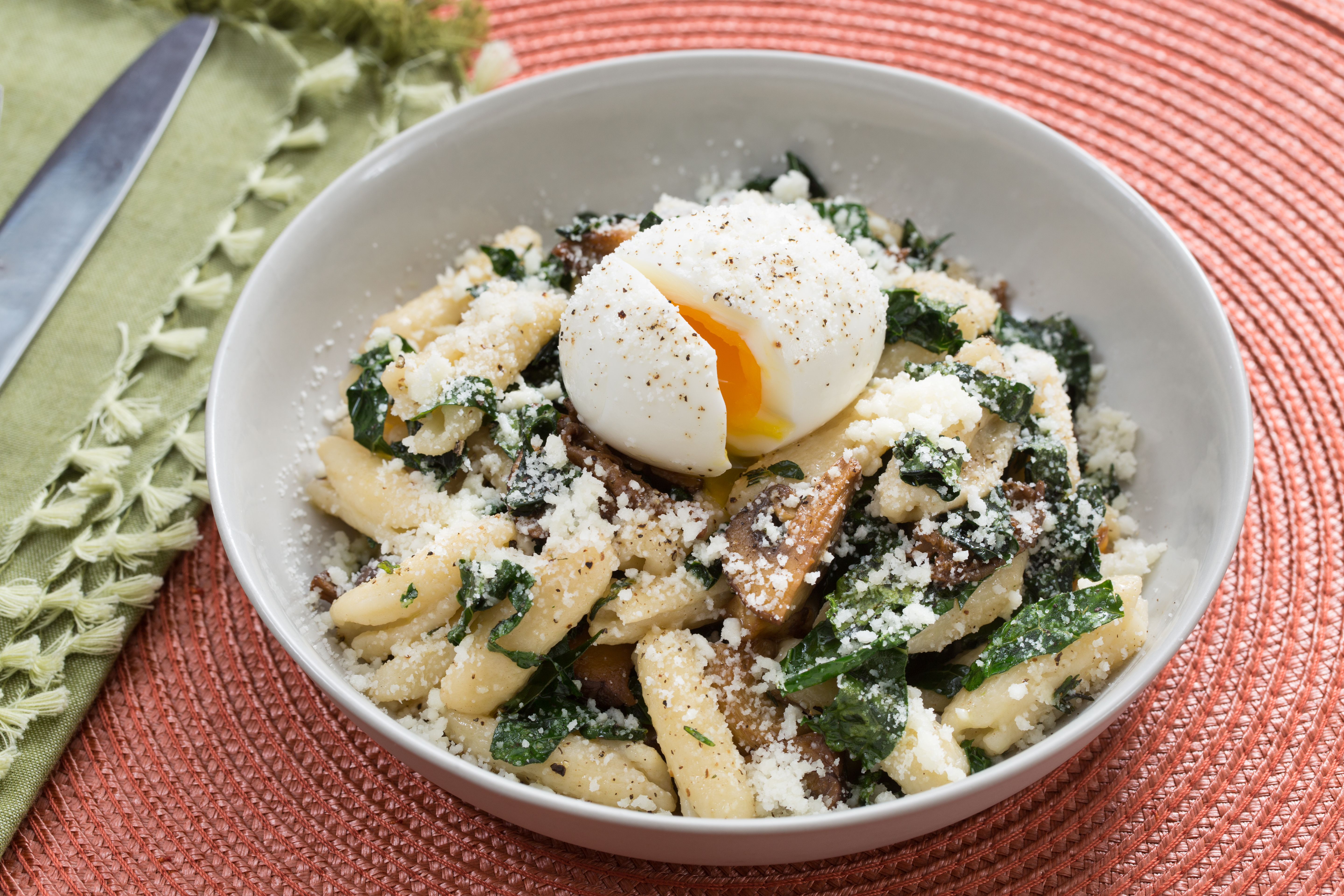 Mushroom brown butter cavatelli. (Photo: Blue Apron)