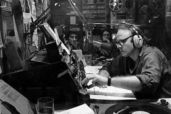 Bob Fass (still from Radio Unnameable). (Courtesy Kino Lorber)