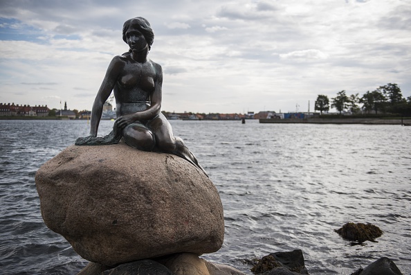 A bronze statue of The Little Mermaid in Copenhagen (Photo: Odd Andersen/AFP/Getty Images)