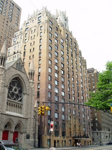 A familiar landmark: the Ghostbusters building at 55 Central Park West. (David Shankbone/Wikimedia)