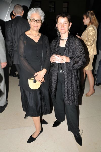 Liliana Porter and the new director of the Tate Modern, Frances Morris. (Photo: Jonathon Ziegler/PatrickMcMullan.com)