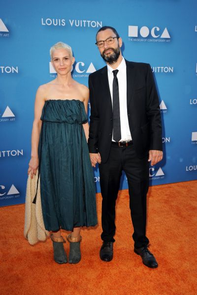 Ana Prvacki, Sam Durant==2015 MOCA GALA==The Geffen Contemporary at MOCA, Los Angeles, CA==May 30, 2015==©Patrick McMullan==Photo - DAVID CROTTY/patrickmcmullan.com====