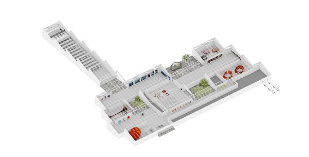 The layout of the GCAM. (Photo: © Gluckman Tang Architects)