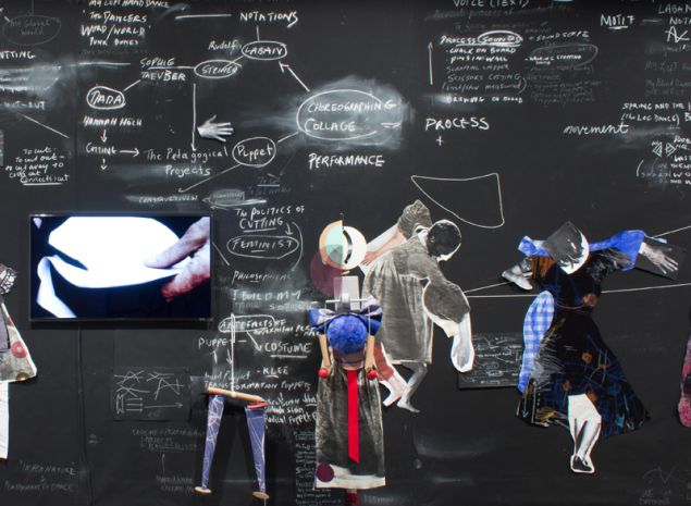 Sally Smart, The Choreography of Cutting (detail), 2015. Courtesy the artist and Postmasters Gallery