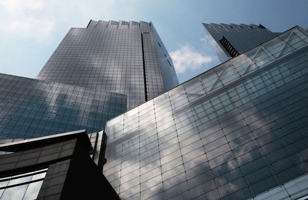 Some LLCs used to purchase condos in the Time Warner Center were allegedly using illegal funds. (Photo by Chris Hondros/Getty Images)