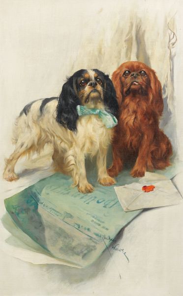 Arthur Wardle, Pen Friends. Est. $18,000-$25,000. (Photo: Bonhams)