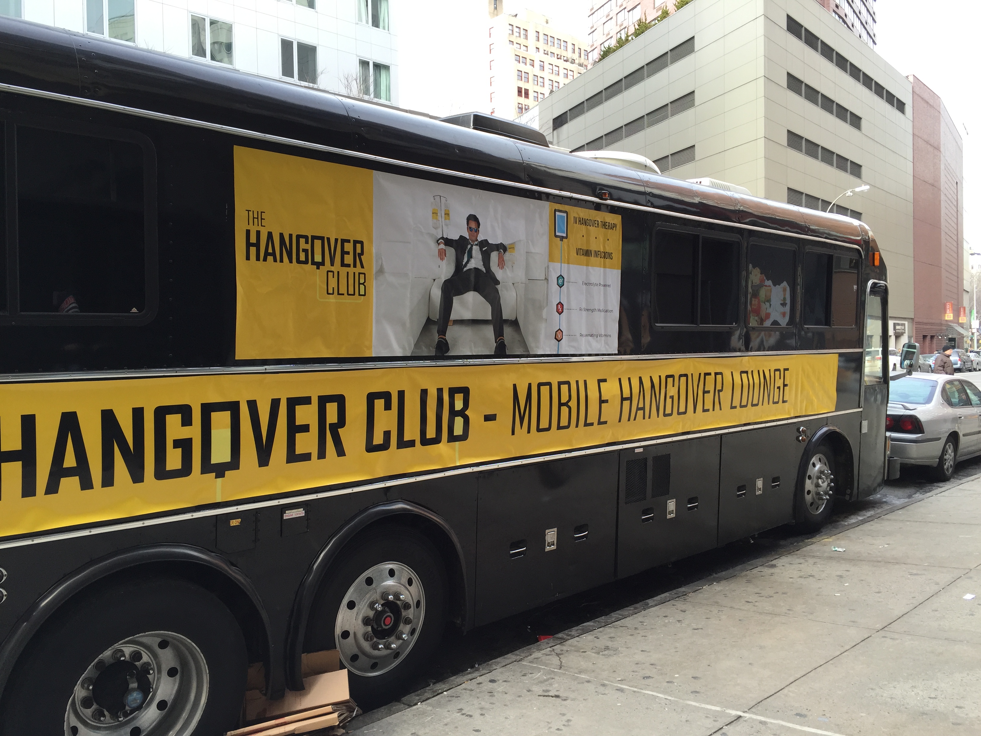The Hangover Club is similar to Seamless, delivering hangover cures via IV to people's homes (Photo: Courtesy The Hangover Club).