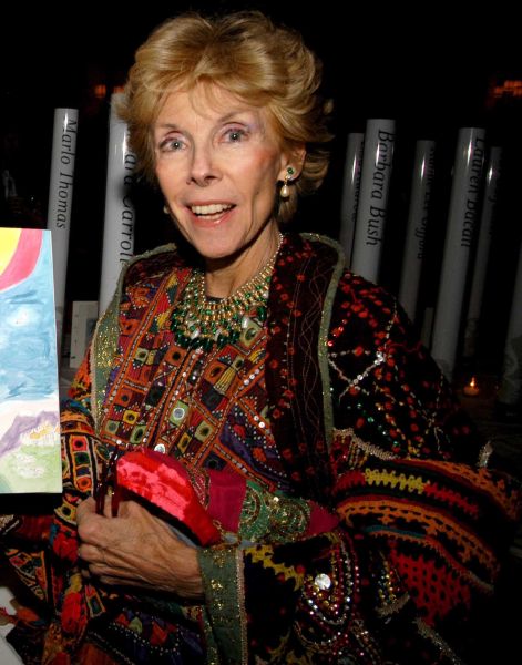 Late baroness Betsy von Furstenberg's Central Park West penthouse must have made quite the impression. (Clint Spaulding/Patrick McMullan)