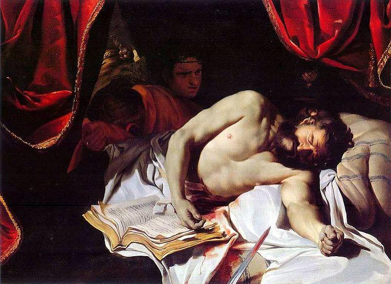 Suicide of Cato the Younger by Charles Le Brun