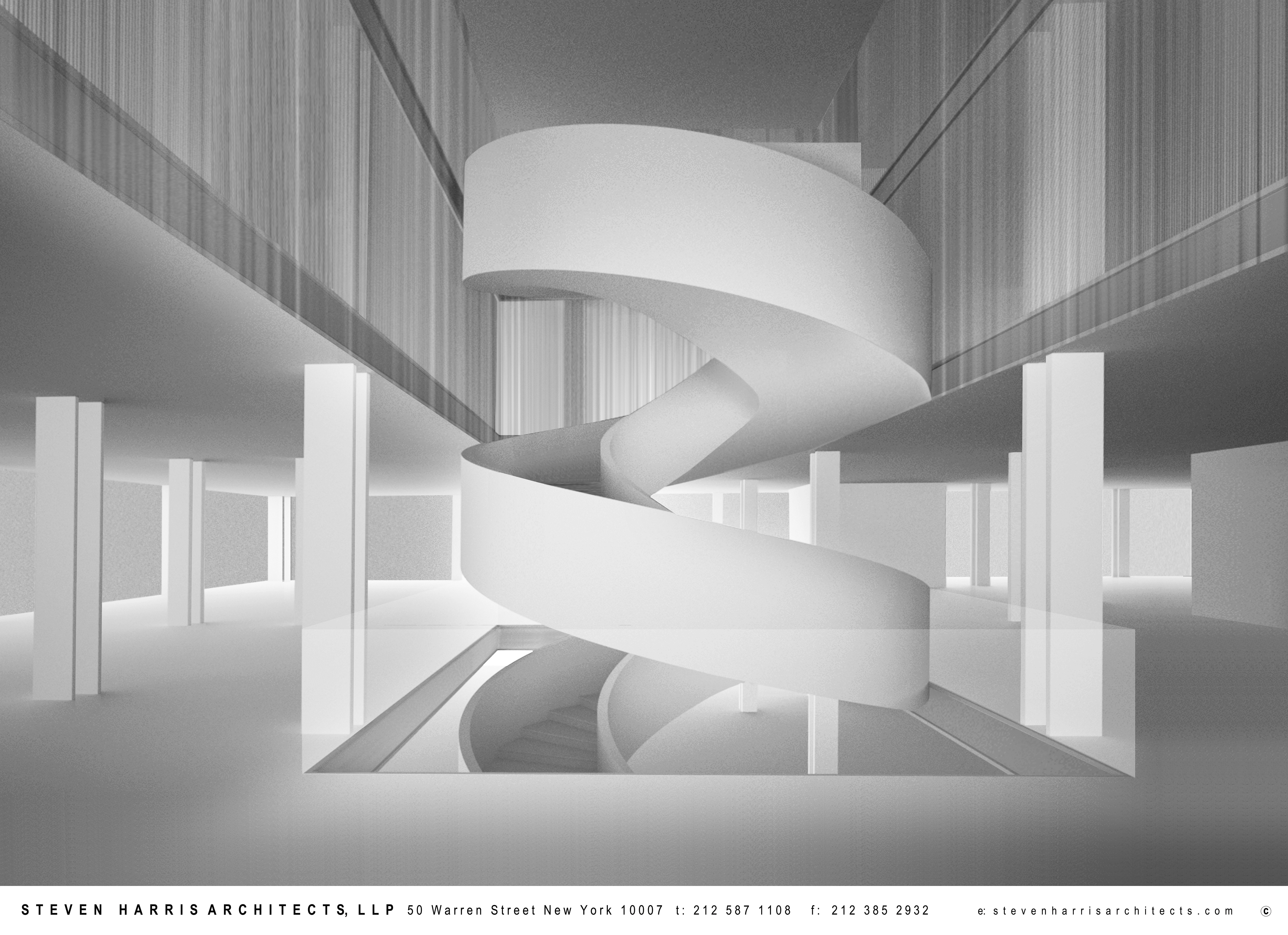 Chelsea Flagship Staircase Rendering
