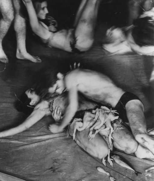 Carolee Schneemann, Meat Joy, 1964. (Photo Credit: Al Giese. Courtesy of Carolee Schneemann and P.P.O.W. New York)
