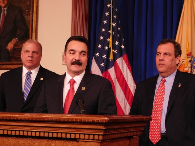 N.J. Governor Chris Christie, Senate President Steve Sweeney and Assembly Speaker Vince Prieto could be headed toward a collision on school funding.