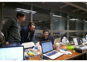 RAMEAR working at PennApps. (Photo: Emrehan Tüzün)