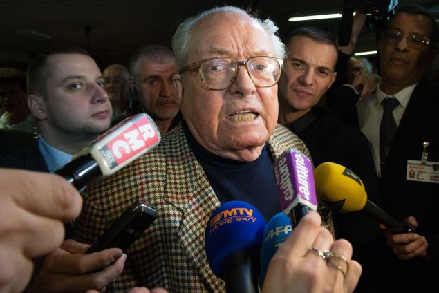 Jean-Marie Le Pen. (Photo Bertrand Langlois/AFP/Getty Images)