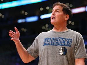 Dallas Mavericks' owner Mark Cuban questions the value of sports management programs (Photo by Stephen Dunn/Getty Images).